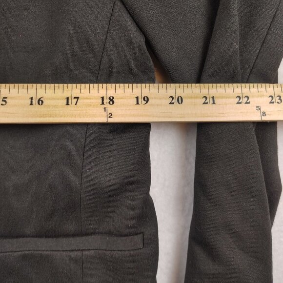 Zara Black Comfort Jacket Blazer Womens Large - Picture 9 of 11